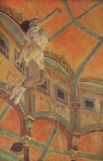 Miss La La at the Cirque Fernando, Edgar Degas
